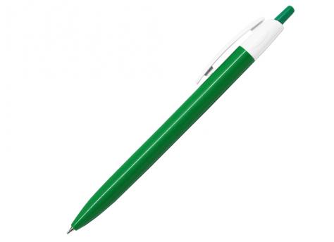 Ручка шариковая, пластик, зеленый/белый, Barron артикул 301040-B/GR