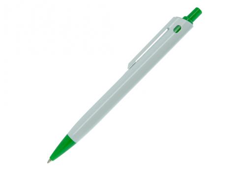 Ручка шариковая, пластик, белый/зеленый, YES артикул BP-6547B/GR