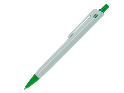Ручка шариковая, пластик, белый/зеленый, YES артикул BP-6547B/GR