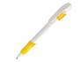 Ручка шариковая, пластик, белый/желтый Nemo артикул N-99/1080