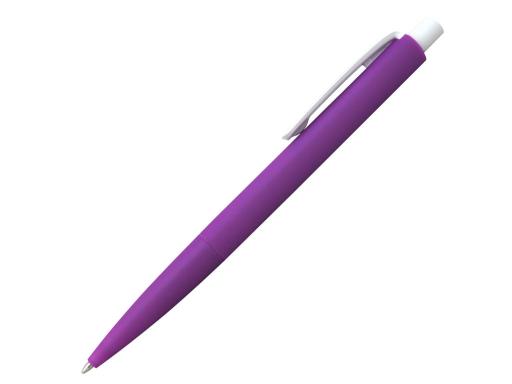 Ручка шариковая, пластик, софт тач, фиолетовый/белый, Танго артикул PS02-2R/VL