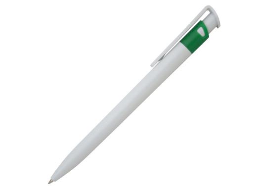 Ручка шариковая, пластик, белый/зеленый артикул 9432/GR