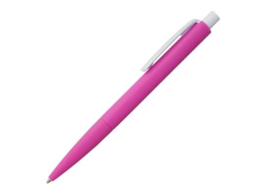 Ручка шариковая, пластик, софт тач, розовый/белый, Танго артикул PS02-2R/PK