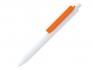 Ручка шариковая, пластик, белый/оранжевый El Primero White артикул El Primero White-08/OR