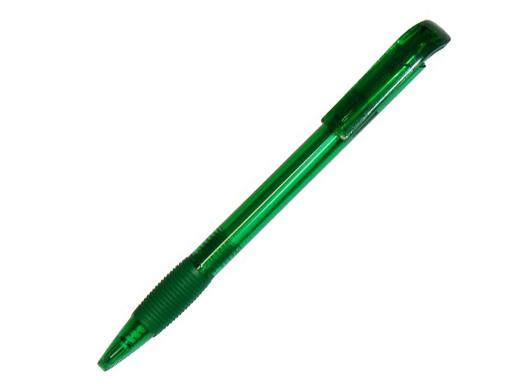 Ручка шариковая, пластик, прозрачный, зеленый артикул 6137/GR