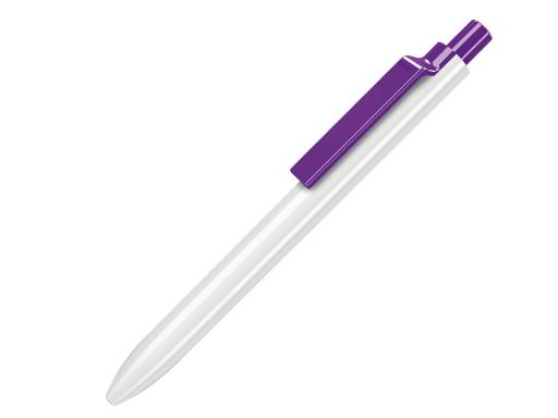 Ручка шариковая, пластик, белый/фиолетовый Eris артикул ER-99/35