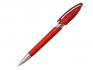 Ручка шариковая, автоматическая, пластик, прозрачный, металл, красный/серебро, RODEO артикул 41086/HTR