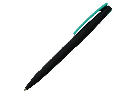 Ручка шариковая, пластик, софт тач, черный/зеленый, Z-PEN Color Mix артикул 201020-BR/BK-GR