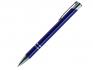 Ручка шариковая, COSMO, металл, синий/серебро артикул SJ/BU