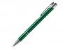 Ручка шариковая, COSMO, металл, зеленый/серебро артикул SJ/GR pantone 7484 C