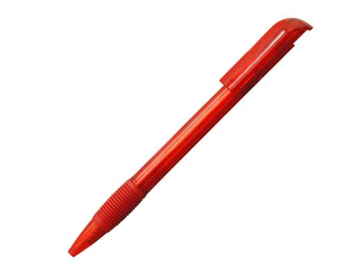 Ручка шариковая, пластик, прозрачный, красный артикул 6137/RD