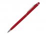 Ручка шариковая, СЛИМ СМАРТ, металл, красный/серебро артикул 007/RD-RD