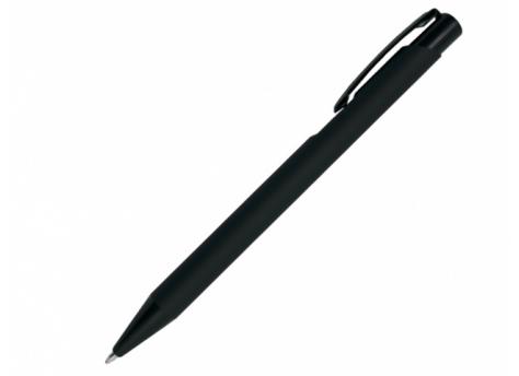 Ручка шариковая, COSMO Soft Touch, металл, черный/черный артикул SJ/R-BK-BKs