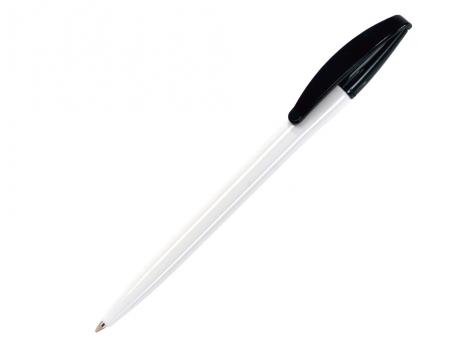 Ручка шариковая, пластик, белый/черный, SLIM артикул SL-99/10