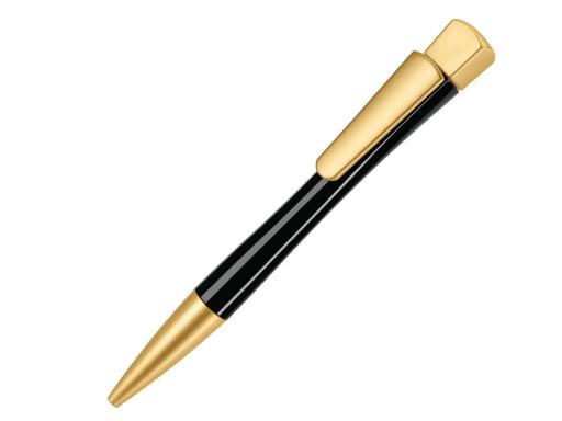 Ручка шариковая, пластик, черный, золото Lenox артикул LXCG-10