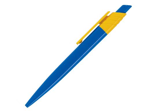Ручка шариковая, пластик, синий/желтый Dream артикул D-20/80