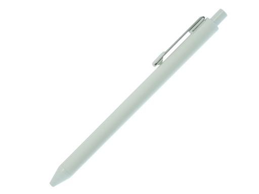 Ручка шариковая, пластик, софт тач, белый/серебро, INFINITY артикул AH518-R/WT