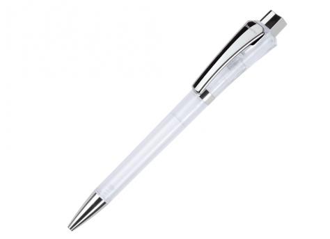 Ручка шариковая, пластик, белый, прозрачный Optimus артикул OPMT-1099