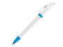 Ручка шариковая, пластик, белый/голубой Cobra артикул C-99/1021