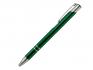 Ручка шариковая, COSMO, металл, зеленый/серебро артикул SJ/GR