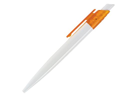 Ручка шариковая, пластик, белый/оранжевый Dream артикул DV-99/1060