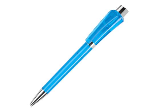 Ручка шариковая, пластик, голубой, прозрачный Optimus артикул OPT-1021