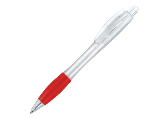 Ручка шариковая, пластик, прозрачный/красный Aston артикул AT-1099/1030
