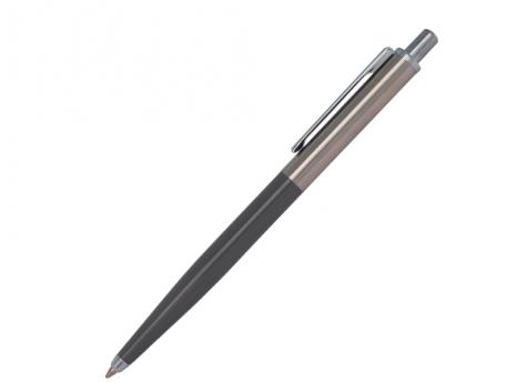 Ручка шариковая, металл/пластик, серый/серебро, Best Point Metal артикул 2000-B/GY