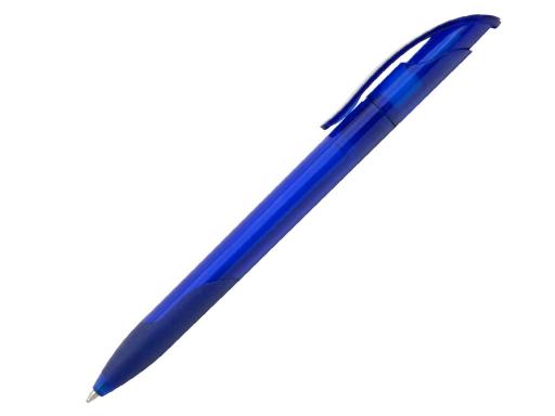 Ручка шариковая, пластик, прозрачный, синий артикул 8554/BU