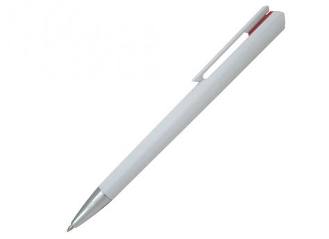 Ручка шариковая, пластик, белый/красный артикул 201038-A/RD