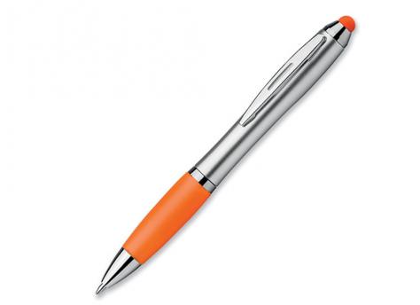Ручка шариковая, пластик, оранжевый/серебро Arnie артикул 12526-TO