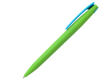 Ручка шариковая, пластик, софт тач, зеленый/голубой, Z-PEN Color Mix артикул 201020-BR/GR-369-LBU