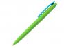 Ручка шариковая, пластик, софт тач, зеленый/голубой, Z-PEN Color Mix артикул 201020-BR/GR-369-LBU