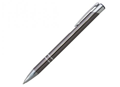 Ручка шариковая, COSMO, металл, серый/серебро артикул SJ/AN
