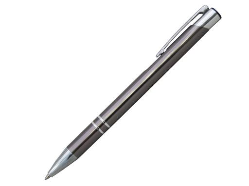Ручка шариковая, COSMO, металл, серый/серебро артикул SJ/AN