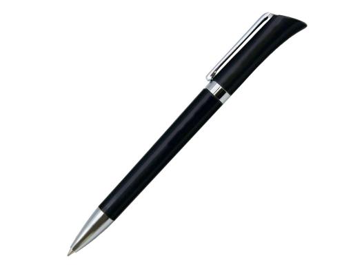 Ручка шариковая, пластик/металл, черный/серебро, GALAXY артикул GXM-10