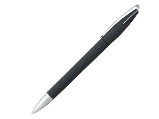 Ручка шариковая, автоматическая, пластик, металл, softgrip, черный/серебро, Cobra MM артикул 41070/ASG