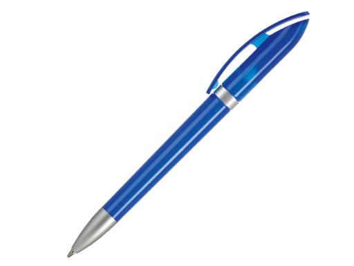 Ручка шариковая, пластик, синий, прозрачный Polo артикул POTS-1020