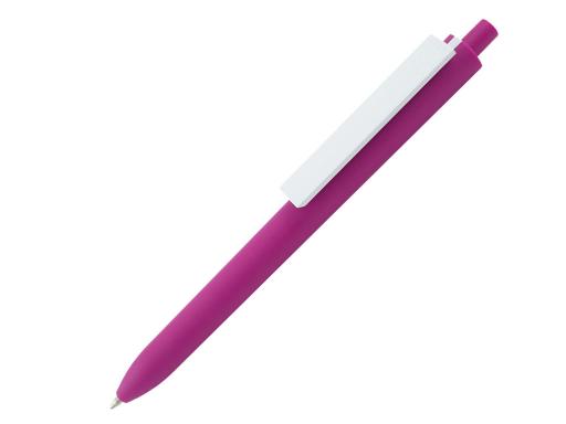 Ручка шариковая, пластик, розовый/белый El Primero Color артикул El Primero Color-38/PK