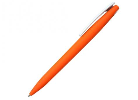 Ручка шариковая, пластик, софт тач, оранжевый/белый, Z-PEN артикул 201020-BR/OR