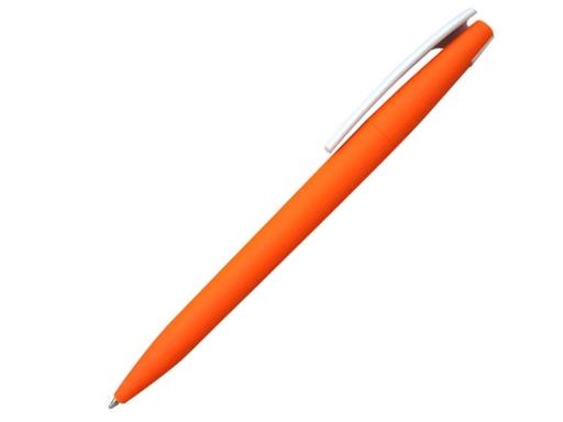 Ручка шариковая, пластик, софт тач, оранжевый/белый, Z-PEN артикул 201020-BR/OR