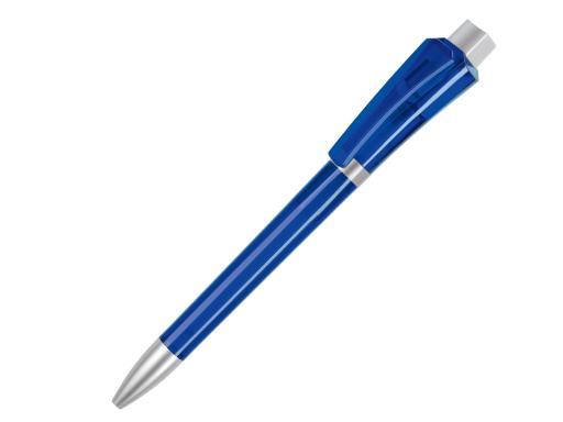 Ручка шариковая, пластик, синий, прозрачный Optimus артикул OPTS-1020