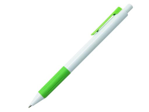 Ручка шариковая, пластик, белый/зеленый, Venice артикул 1005-A/GR