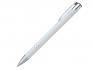 Ручка шариковая, COSMO, металл, белый/серебро артикул SJ/WT