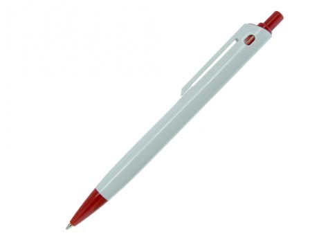 Ручка шариковая, пластик, белый/красный, YES артикул BP-6547B/RD