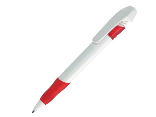 Ручка шариковая, пластик, белый/красный Nemo артикул N-99/1030