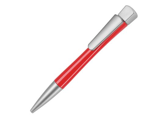 Ручка шариковая, пластик, красный, серебро Lenox артикул LXCS-30