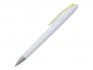 Ручка шариковая, пластик, белый/желтый артикул PS06-3/YE
