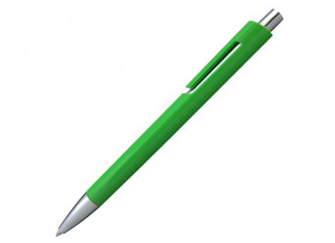 Ручка шариковая, пластик, зеленый/серебро артикул 201031-B/GR