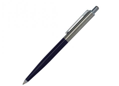 Ручка шариковая, металл/пластик, синий/серебро, Best Point Metal артикул 2000-B/BU